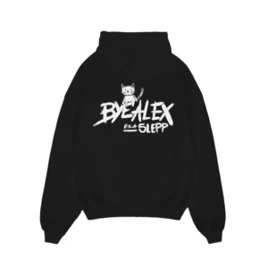 ByeAlex Unisex Gyerek Kapucnis Pulover - Cicus